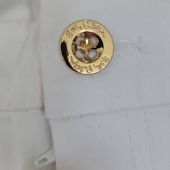 Lilly pulitzer  Kelly Textured Ankle Length Skinny Pant size 8 - Picture 9 of 10